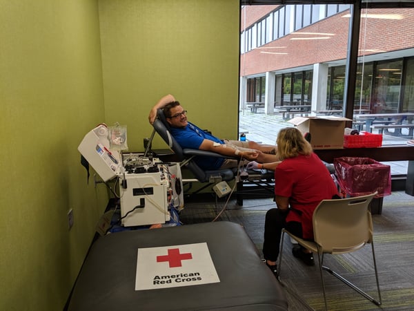 core medical group red cross workplace employee blood drive