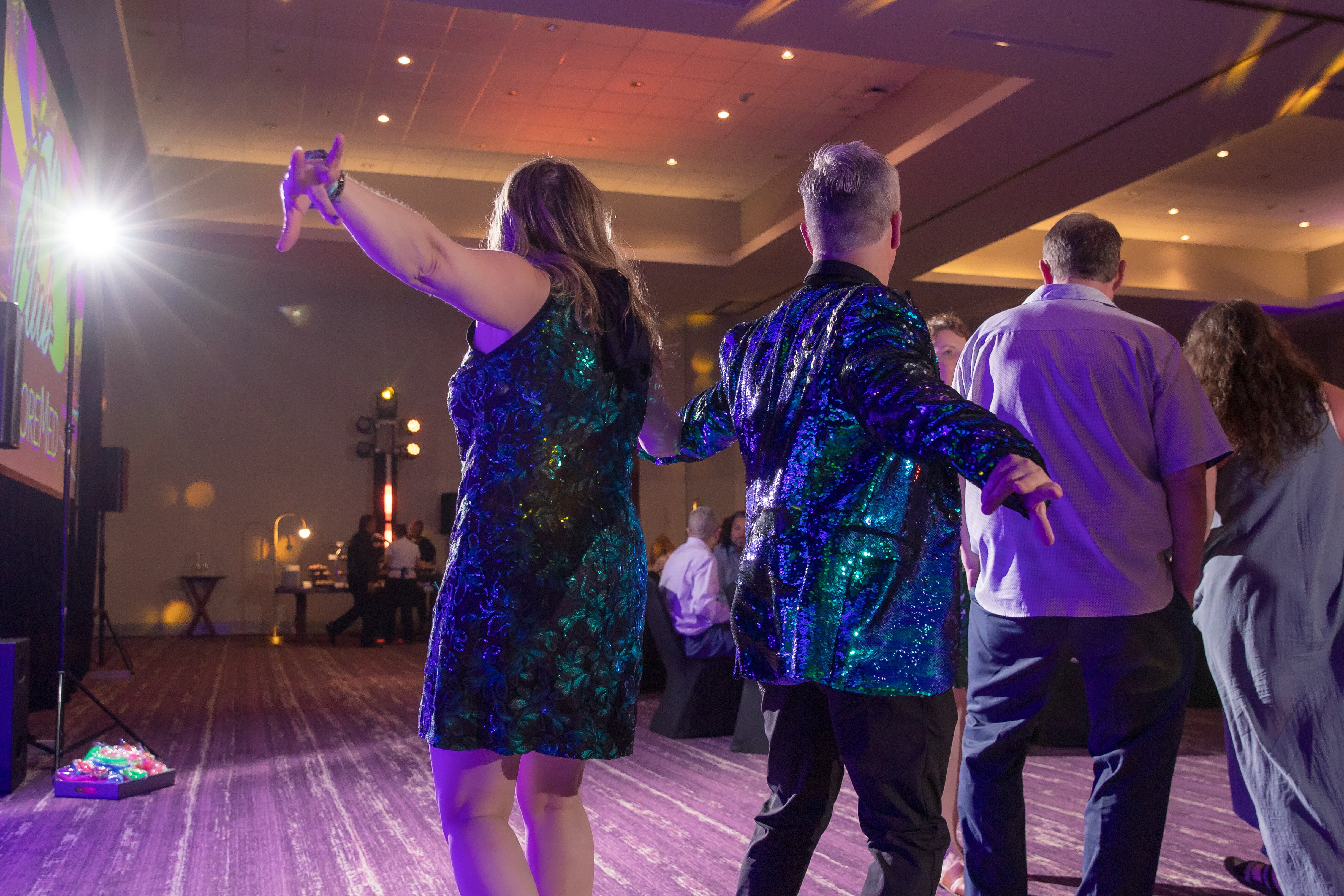 Couple dancing together