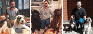 Maia-smiling-with-dogs