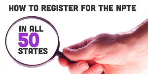 How to register for the NPTE
